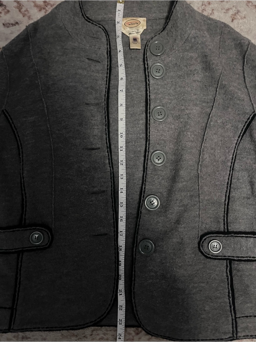 Talbot’s Merino Wool button down jacket - Picture 3 of 4